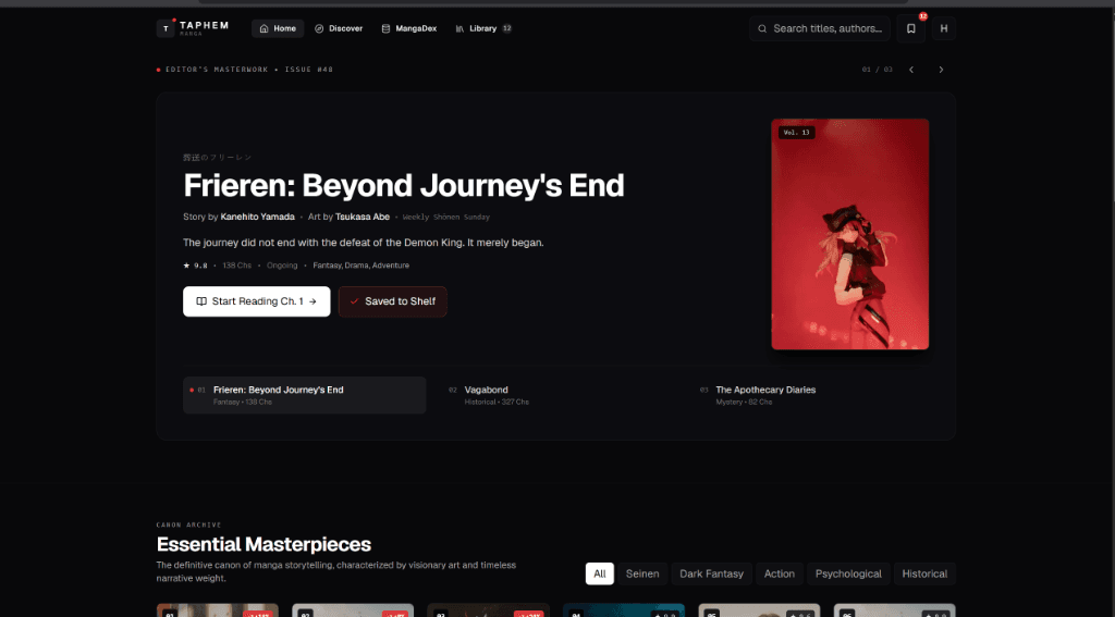 MANGA PLATFORM screenshot